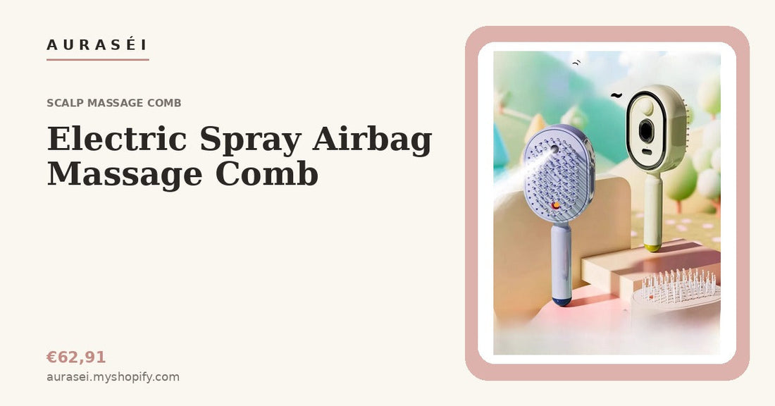 Electric Spray Massage Comb: Scalp Hydration Meets Relaxing Massage