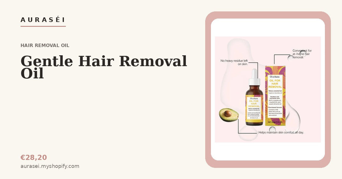 Gentle Hair Removal Oil: Smooth Skin Without the Razor Burn
