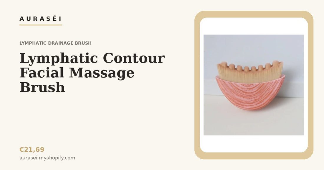 Lymphatic Facial Massage Brush: Sculpt and De-Puff in Minutes