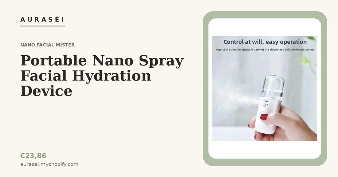 Nano Facial Mister: On-the-Go Hydration for Thirsty Skin