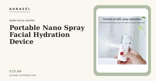 Nano Facial Mister: On-the-Go Hydration for Thirsty Skin