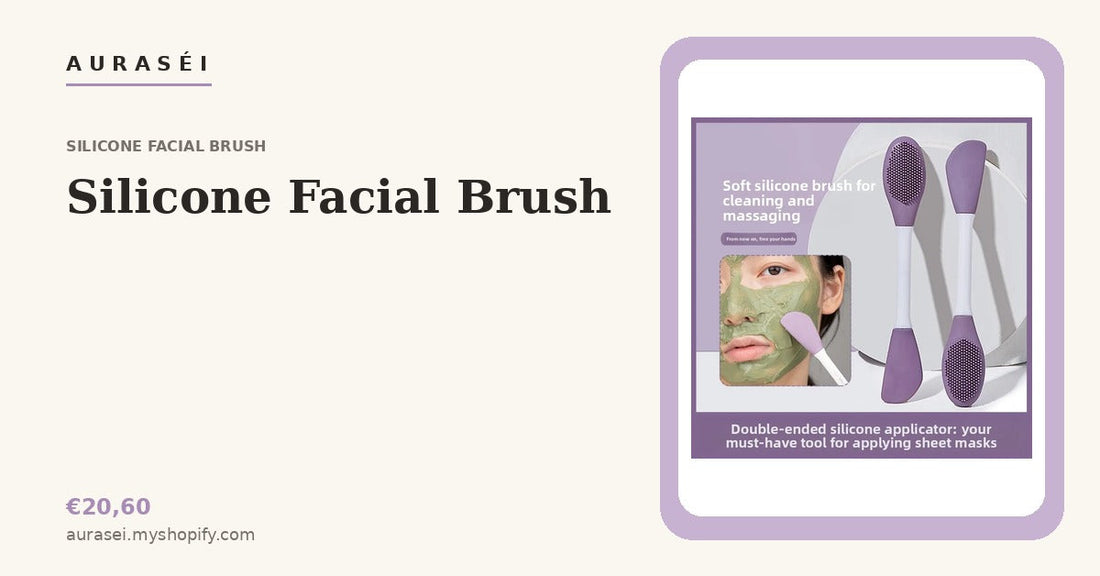 Silicone Facial Brush: A Gentle Daily Cleanse for Fresher-Looking Skin