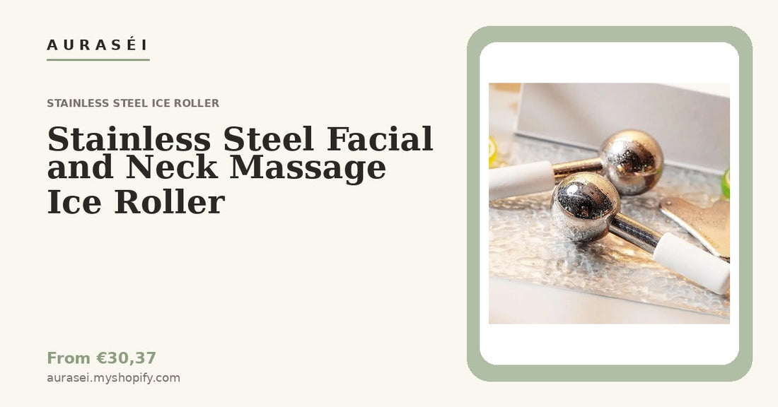 Stainless Steel Ice Roller: Cooling Relief for Face and Neck