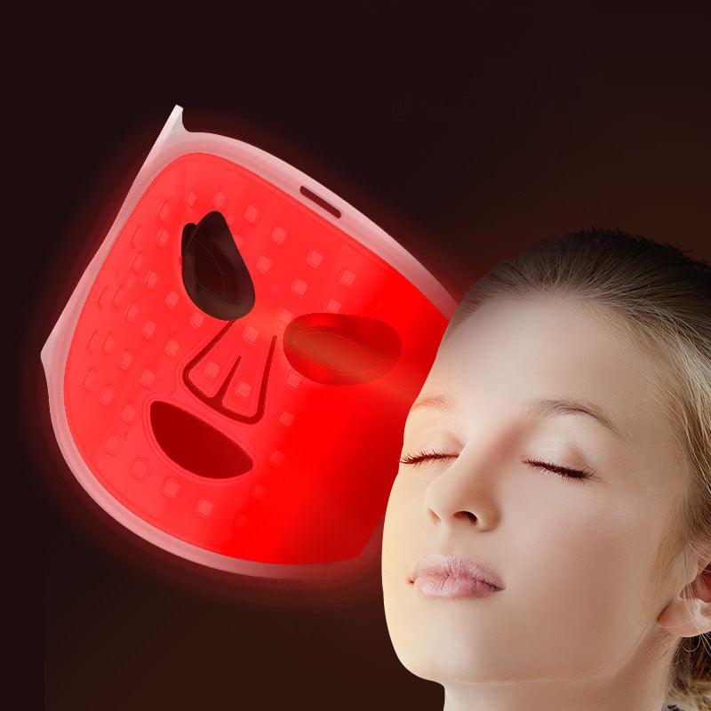 LED Red Light Therapy Face and Neck Mask