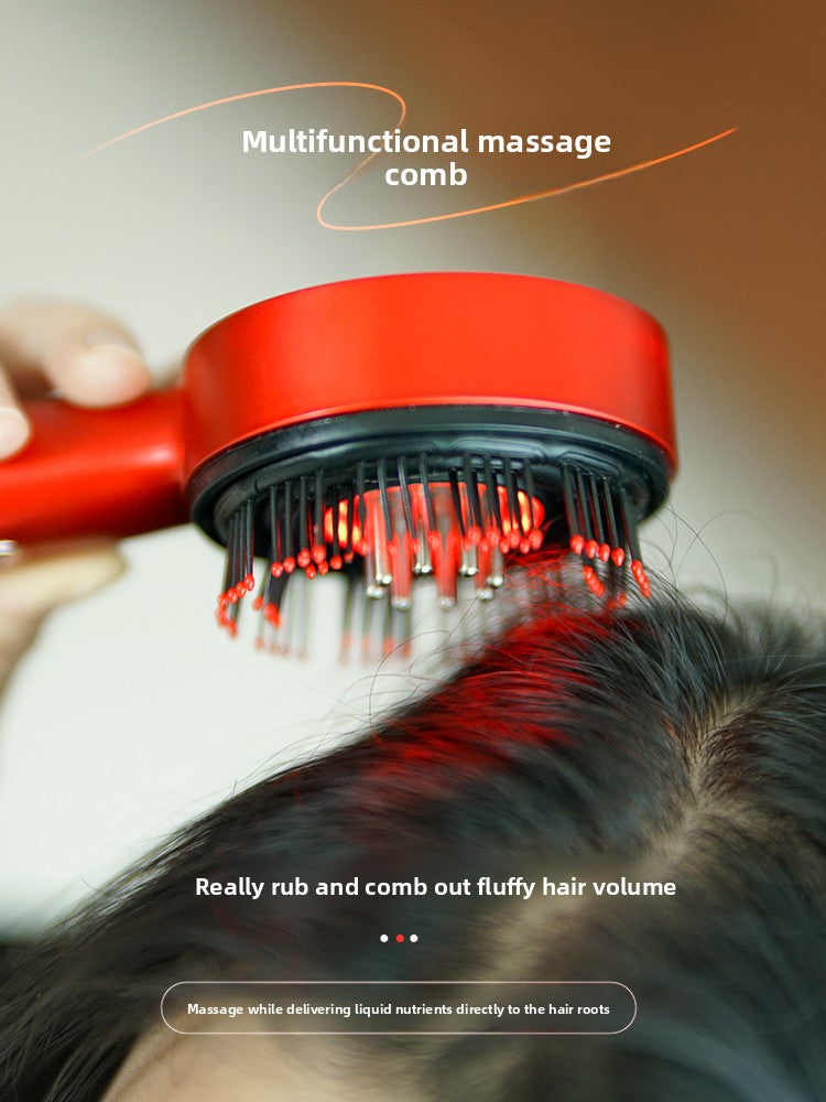 Electric Massage Comb with Red Light Therapy